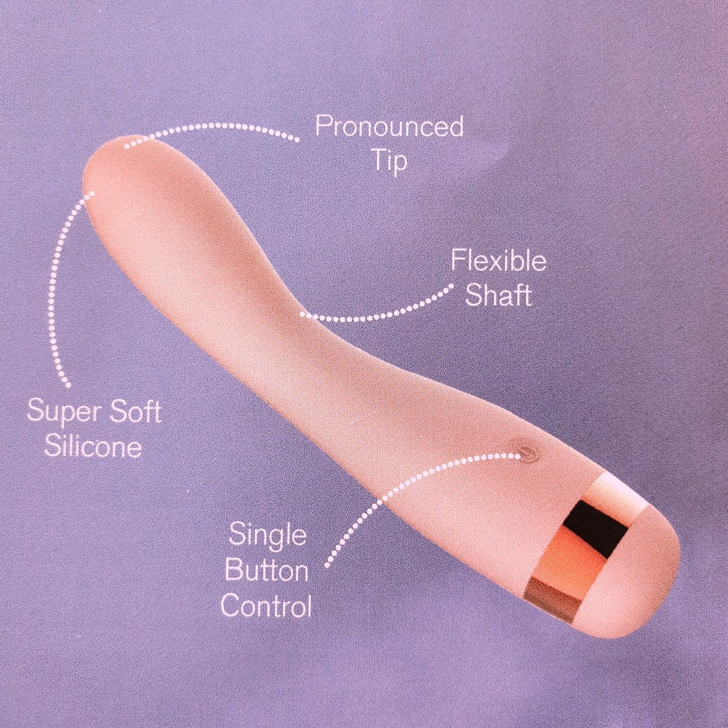 Playful Soft Lover G-Spot Vibrator - Pink