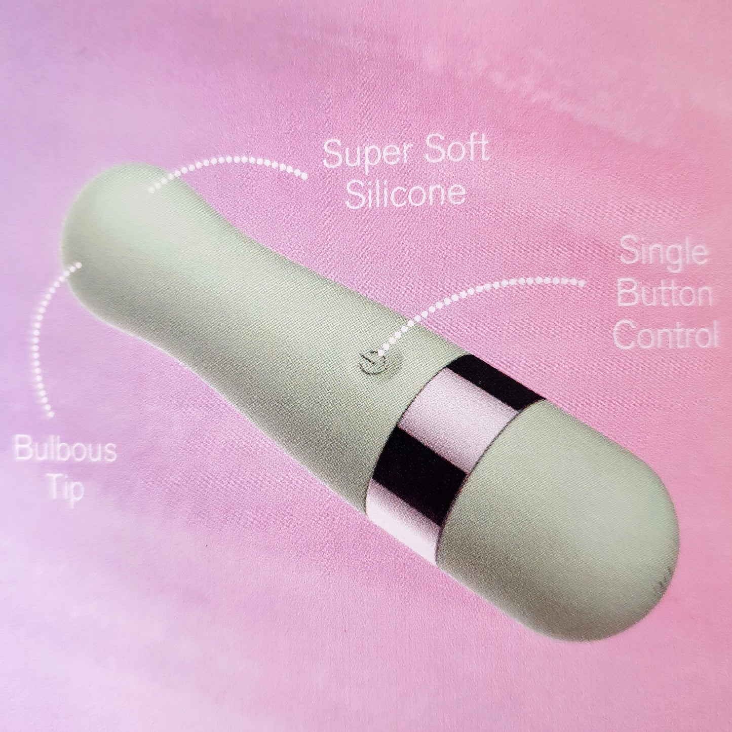 Playful Soft Cutie Pie Mini Vibrator - Pink