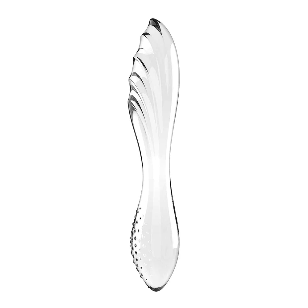 Satisfyer Dazzling Crystal 1 Glass Dildo - Transparent