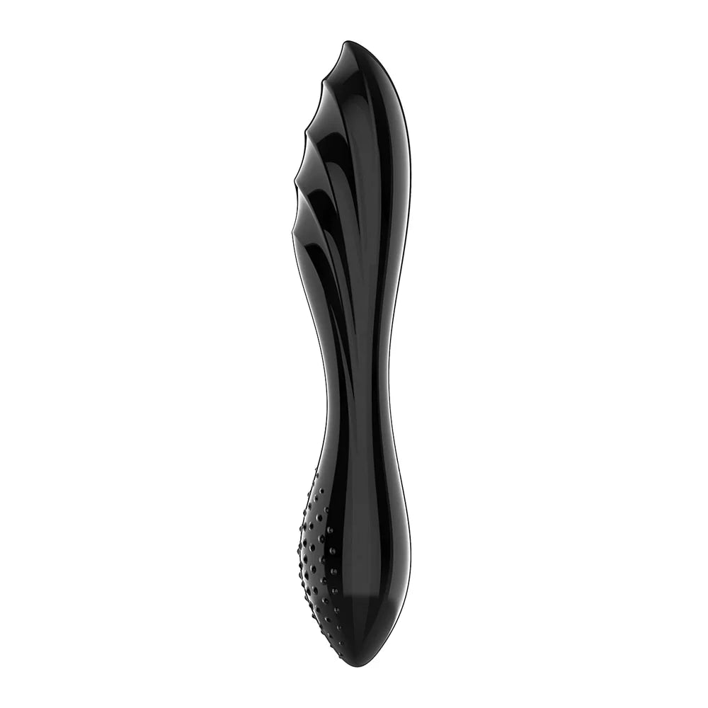 Satisfyer Dazzling Crystal 1 Glass Dildo - Black