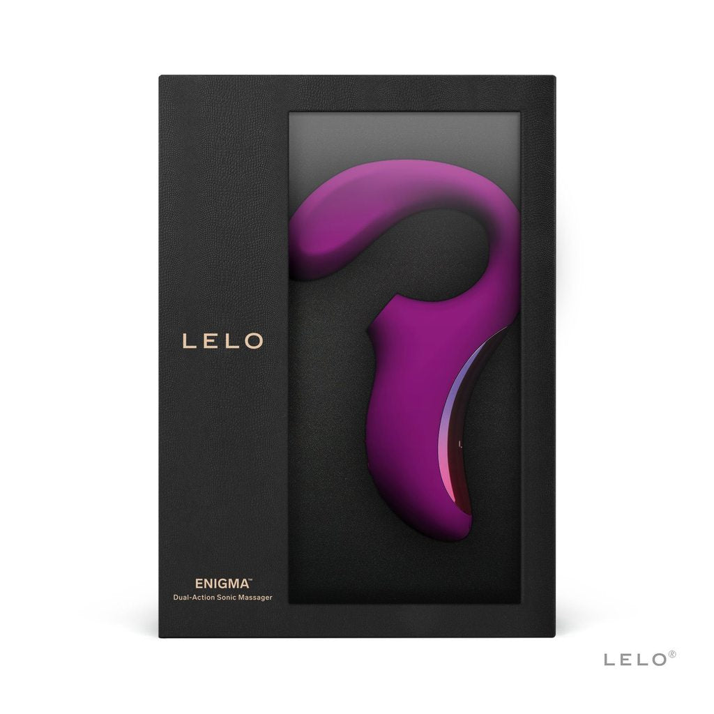 Lelo Enigma Cruise Dual Stimulation Sonic Massager - Deep Rose
