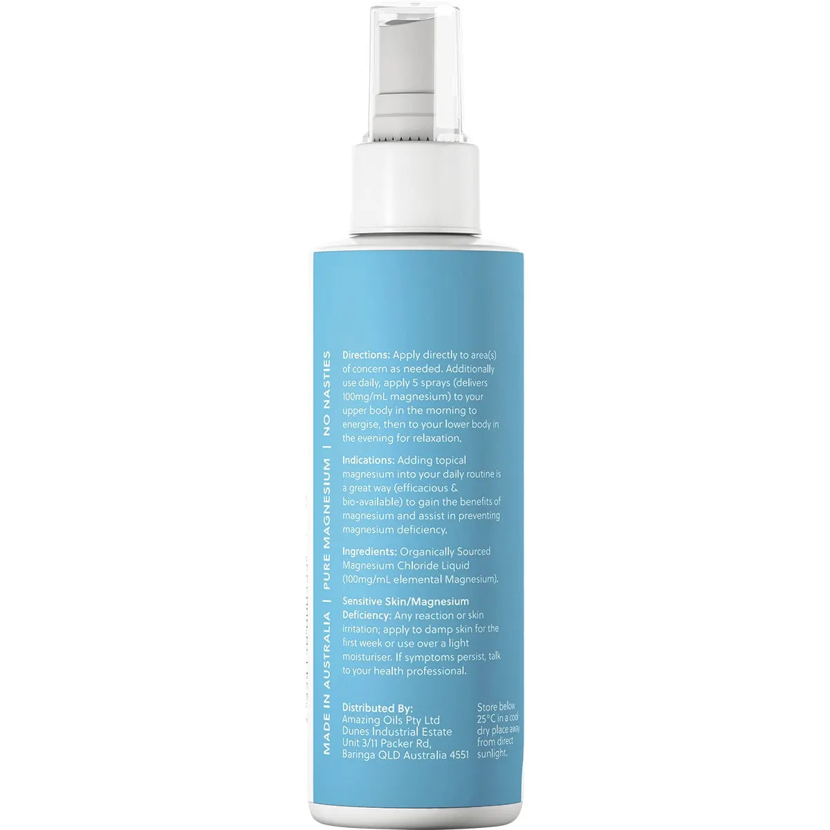 Amazing Oils Magnesium Oil Spray - Pain Relief (200ml)