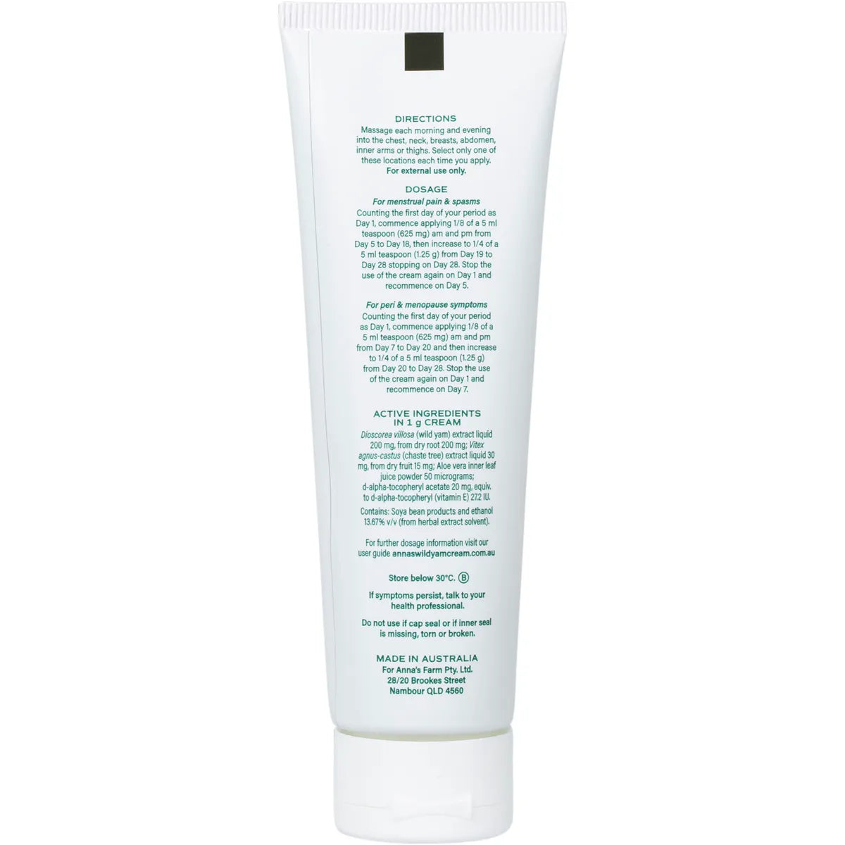 Anna's Wild Yam Hormone Balancing Cream (100g)