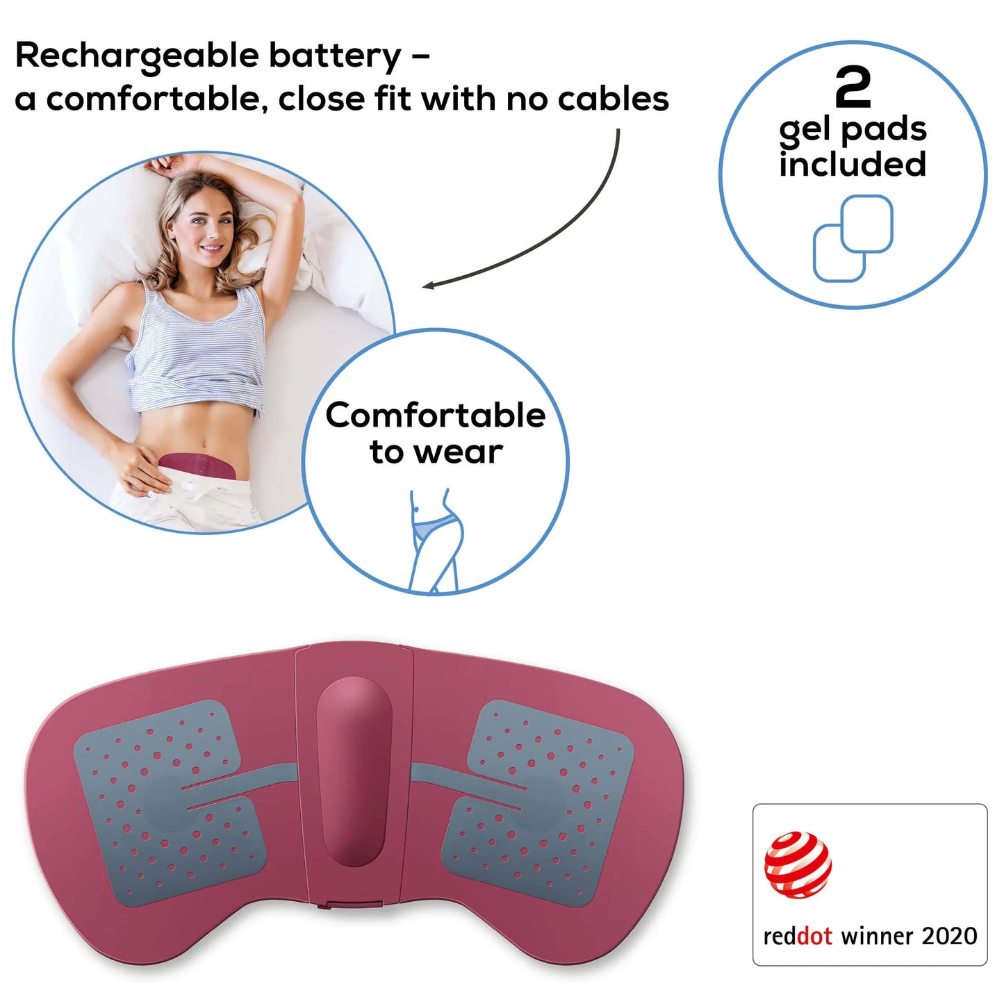 Beurer EM50 Menstrual Relax Device - TENS & Heating Pad