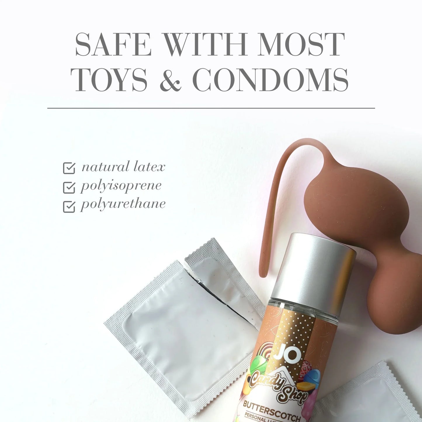 Jo Candy Shop Water-Based Lubricant - Butterscotch (60ml)