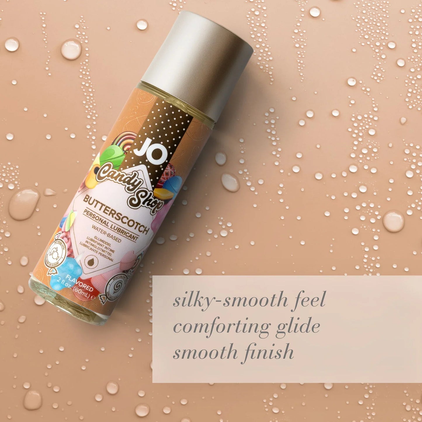 Jo Candy Shop Water-Based Lubricant - Butterscotch (60ml)