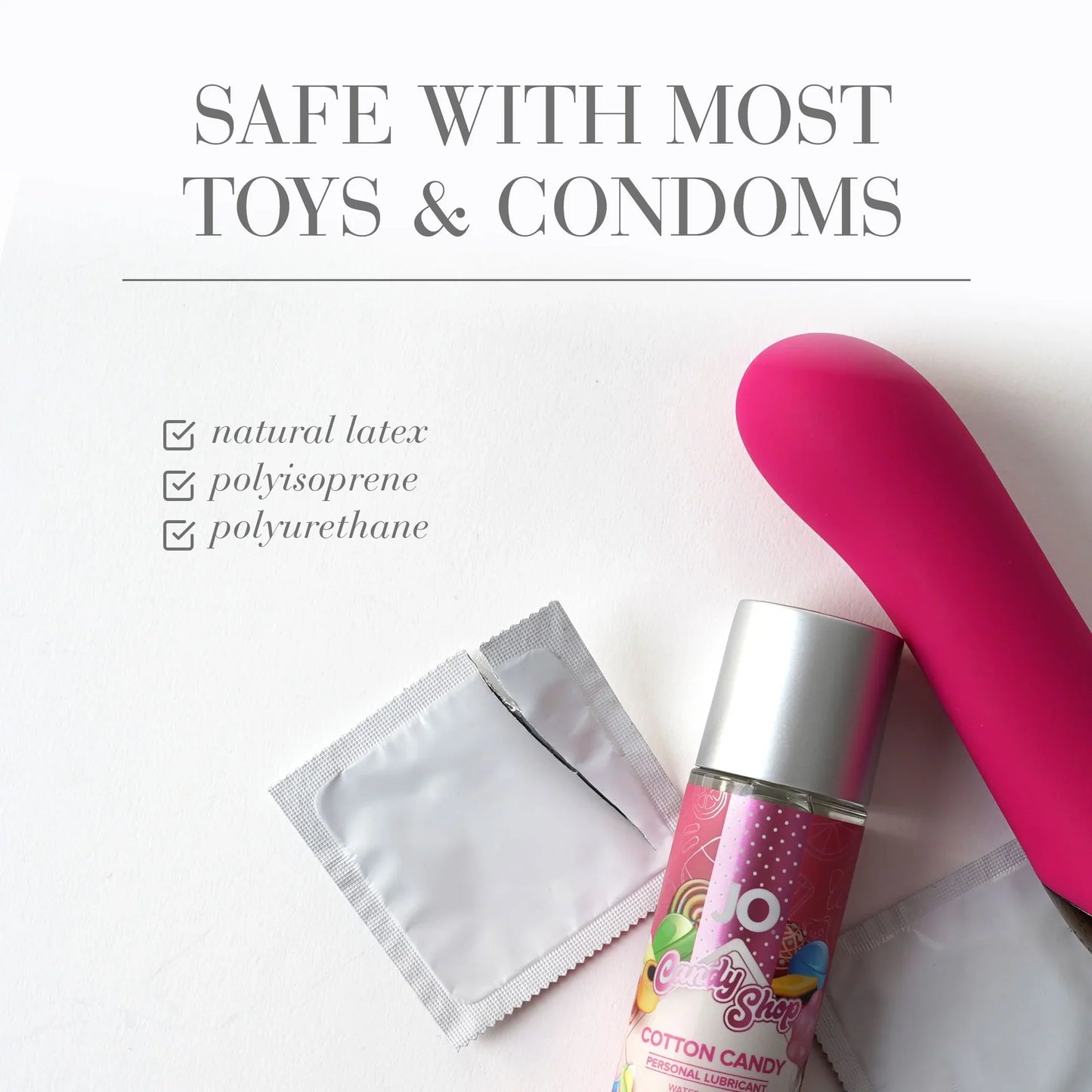 Jo Candy Shop Water-Based Lubricant - Cotton Candy (60ml)