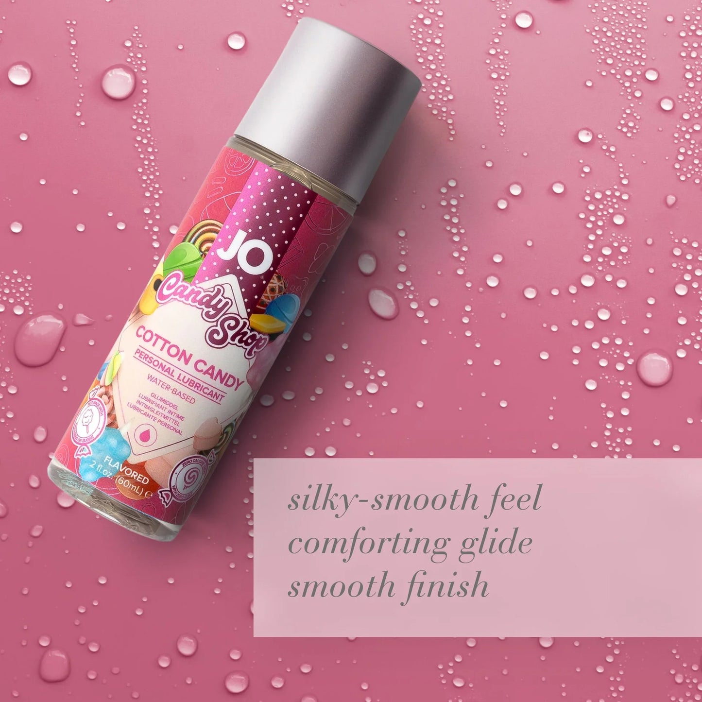 Jo Candy Shop Water-Based Lubricant - Cotton Candy (60ml)