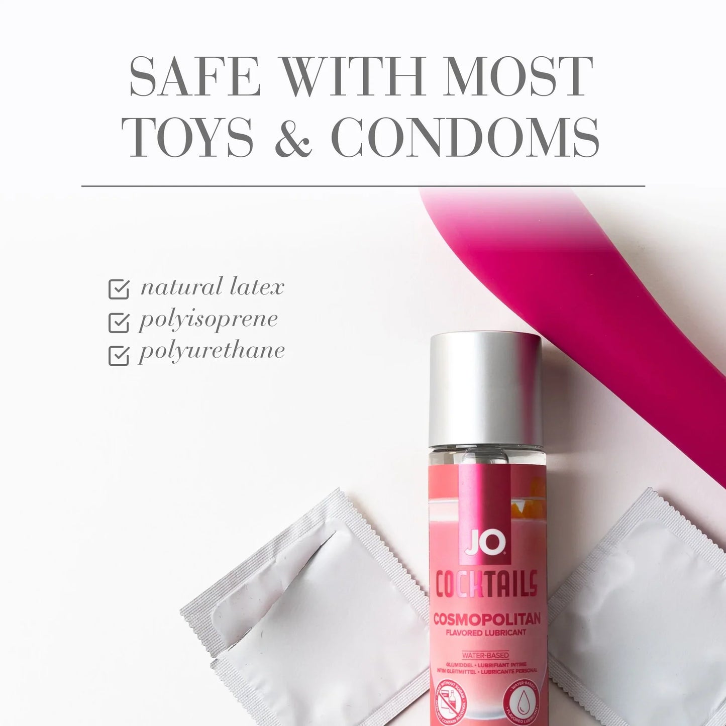 Jo Cocktails Water-Based Lubricant - Cosmopolitan (60ml)