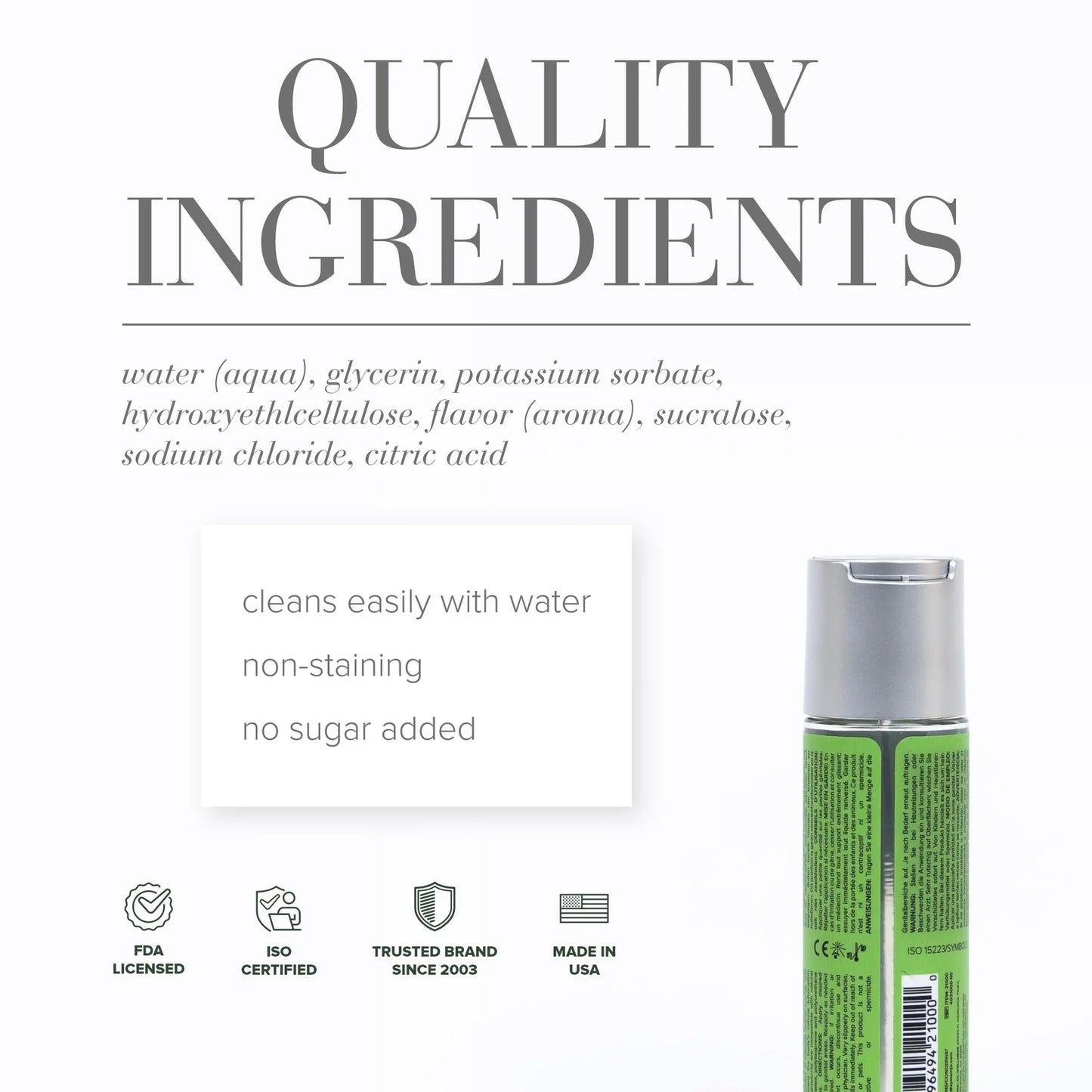 Jo Cocktails Water-Based Lubricant - Mojito (60ml)