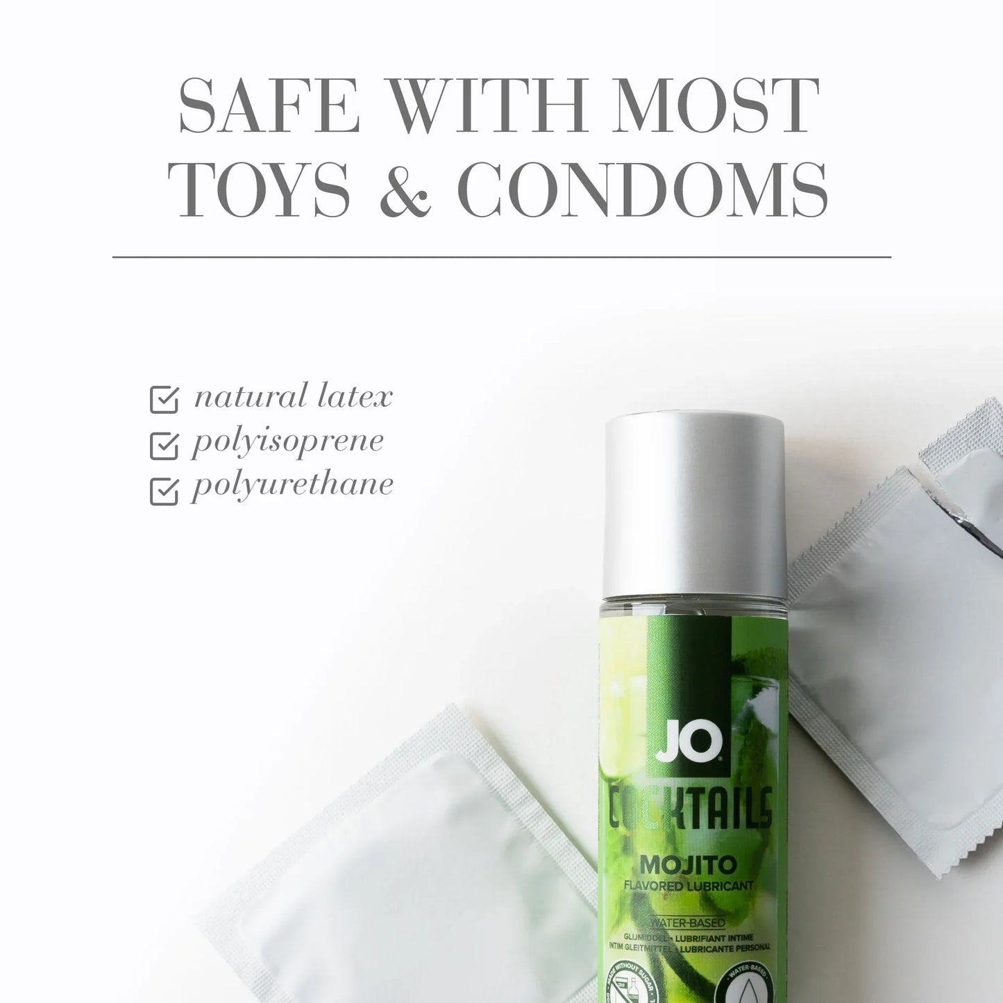 Jo Cocktails Water-Based Lubricant - Mojito (60ml)