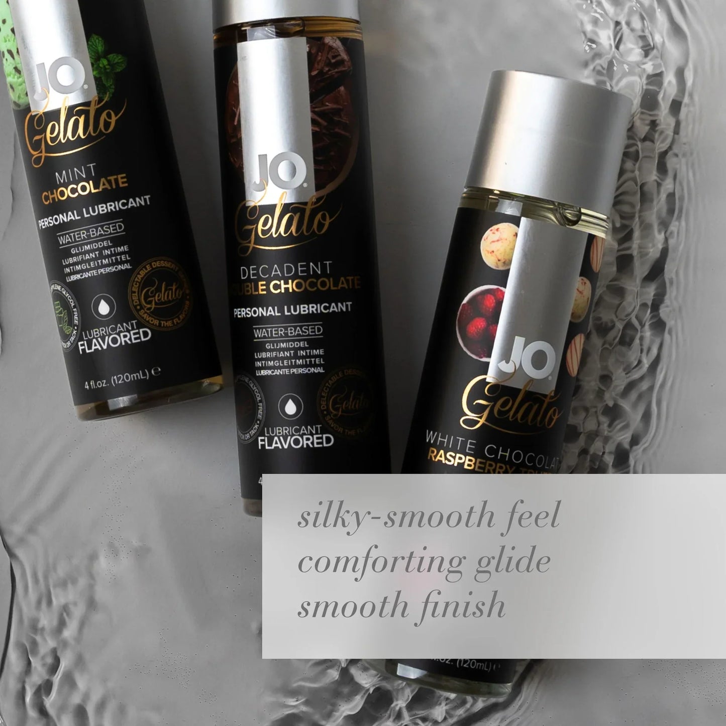Jo Gelato Water-Based Lubricant - Decadent Double Chocolate (120ml)