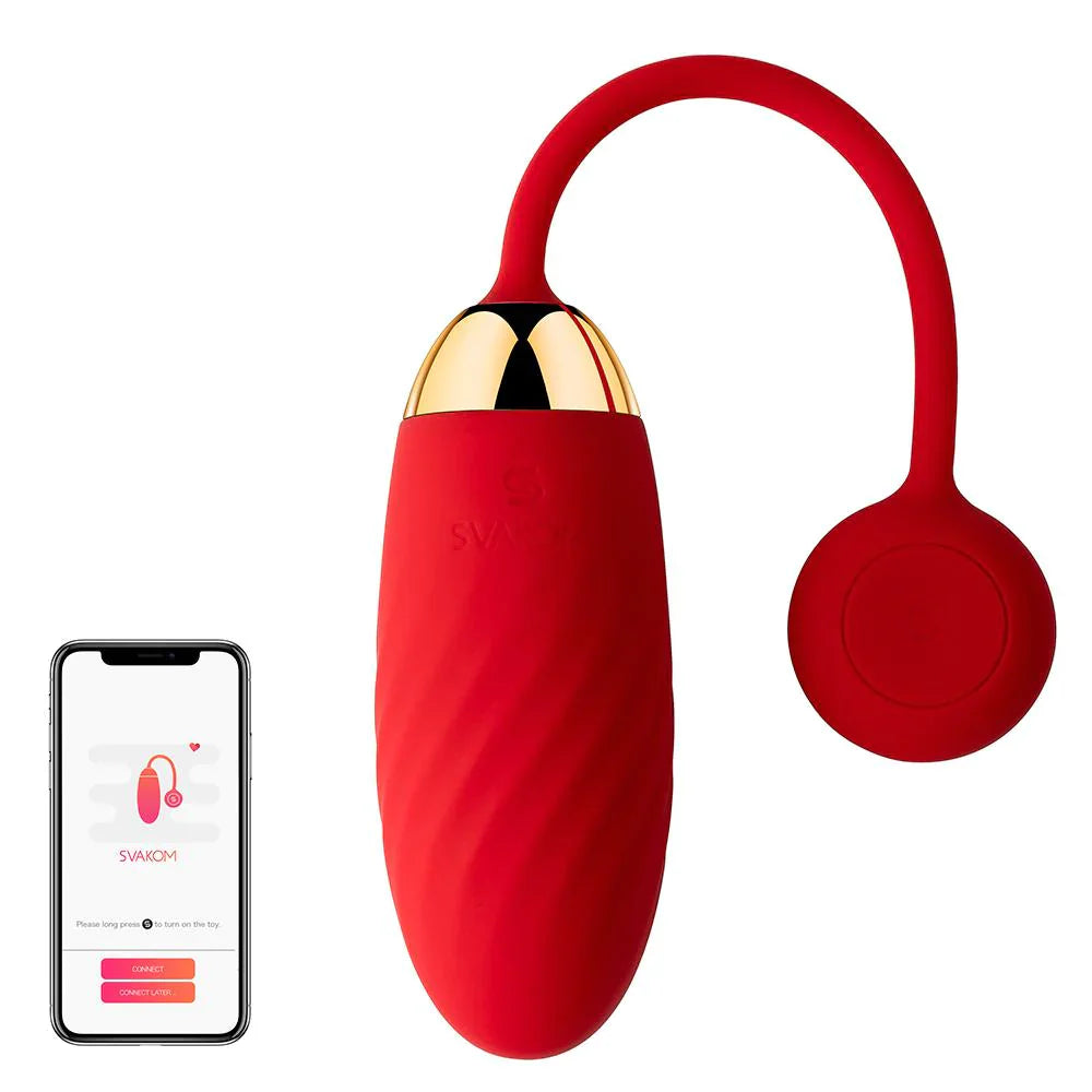 Svakom Ella Wearable Bullet Vibrator - Red (App Controlled)