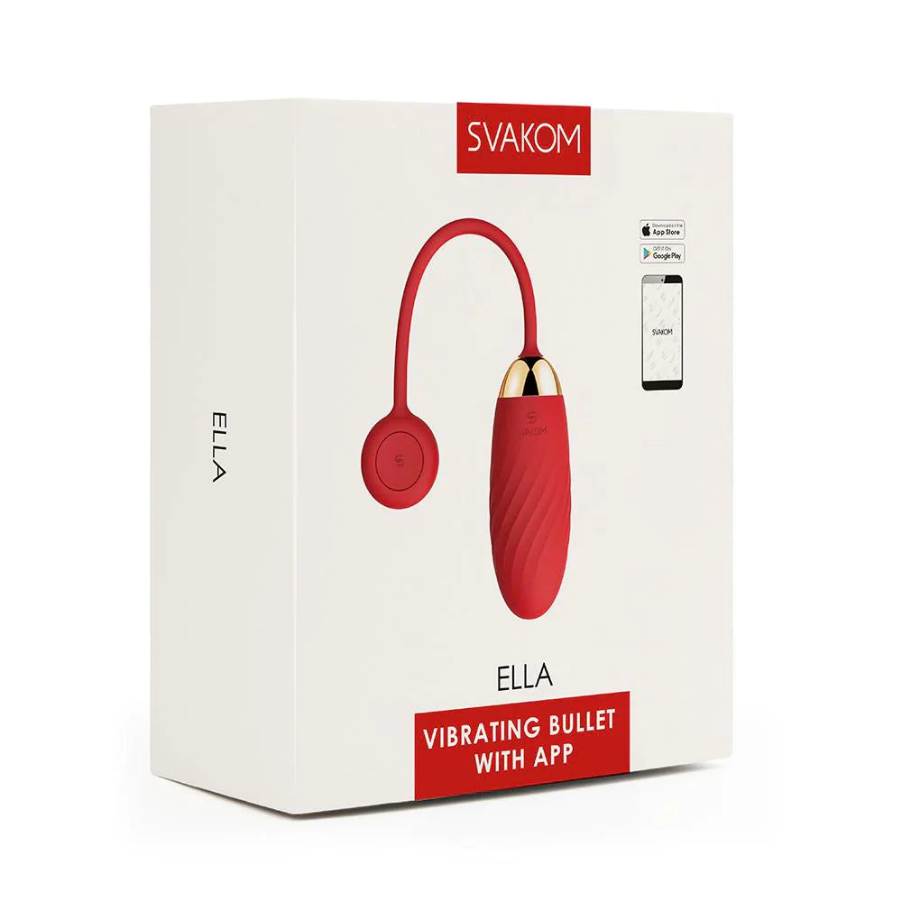 Svakom Ella Wearable Bullet Vibrator - Red (App Controlled)