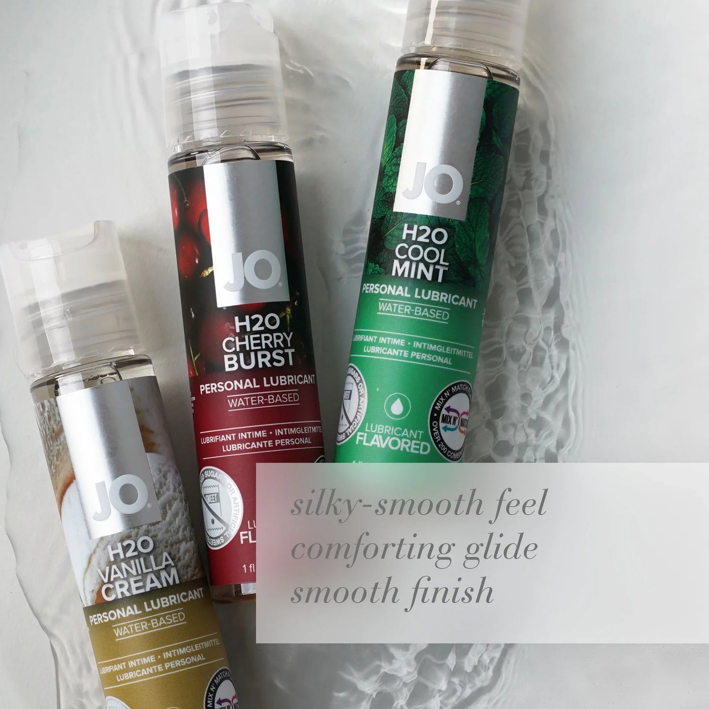 Jo H2O Water-Based Lubricant - Cherry Burst (120ml)
