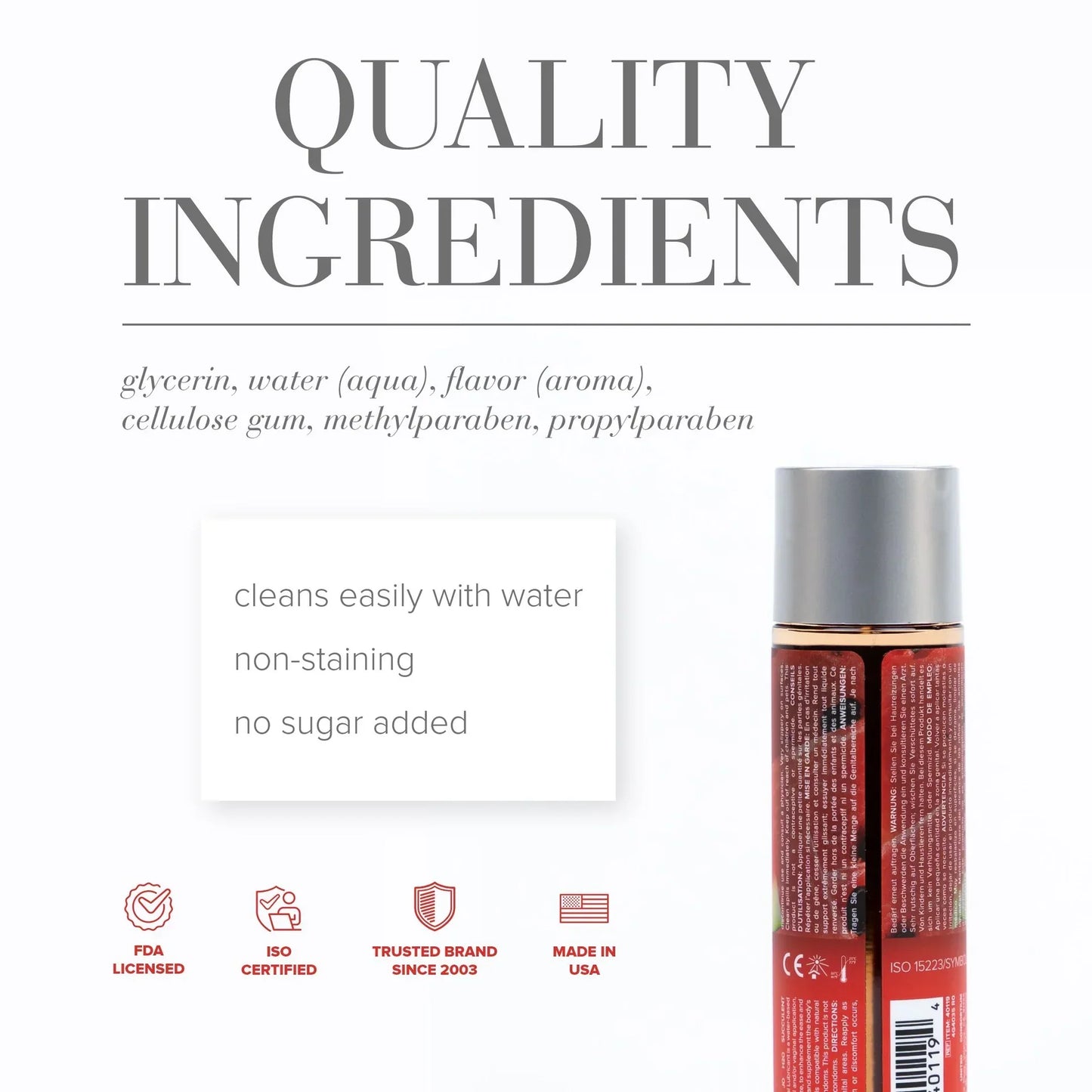Jo H2O Water-Based Lubricant - Succulent Watermelon (30ml)