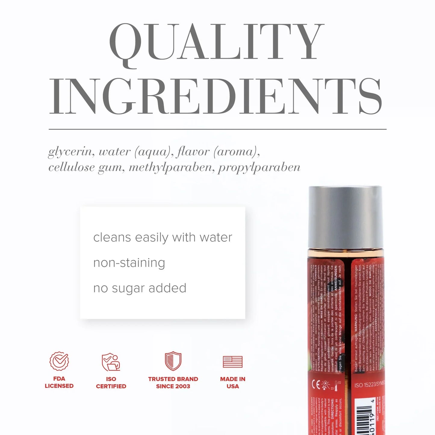 Jo H2O Water-Based Lubricant - Succulent Watermelon (120ml)