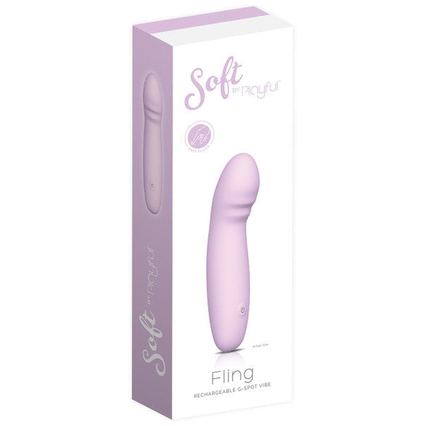 Playful Soft Fling G-Spot Vibrator - Purple