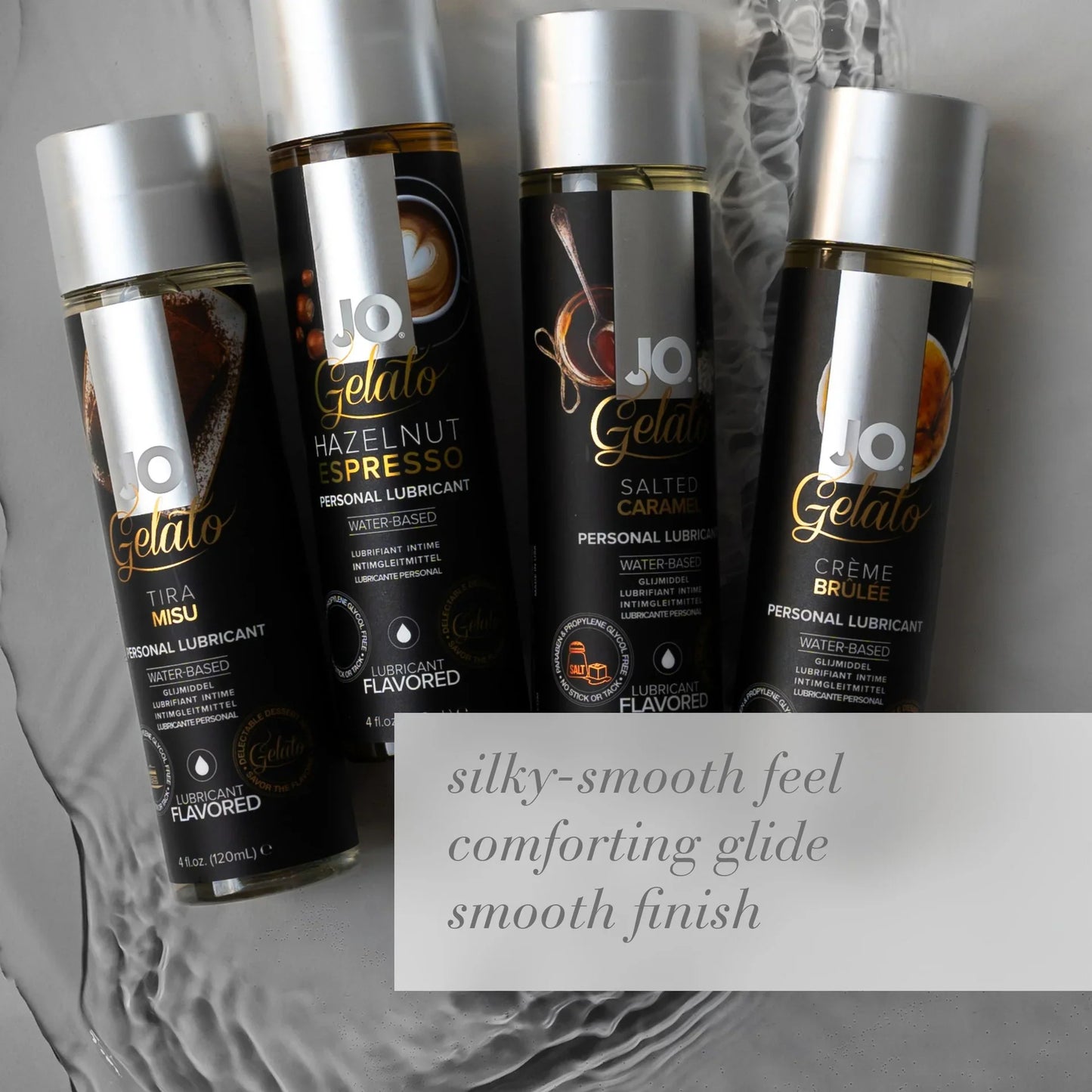 Jo Gelato Water-Based Lubricant - Salted Caramel (120ml)
