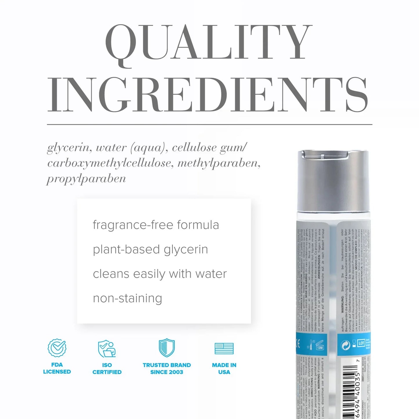 Jo H2O Water-Based Lubricant (60ml)