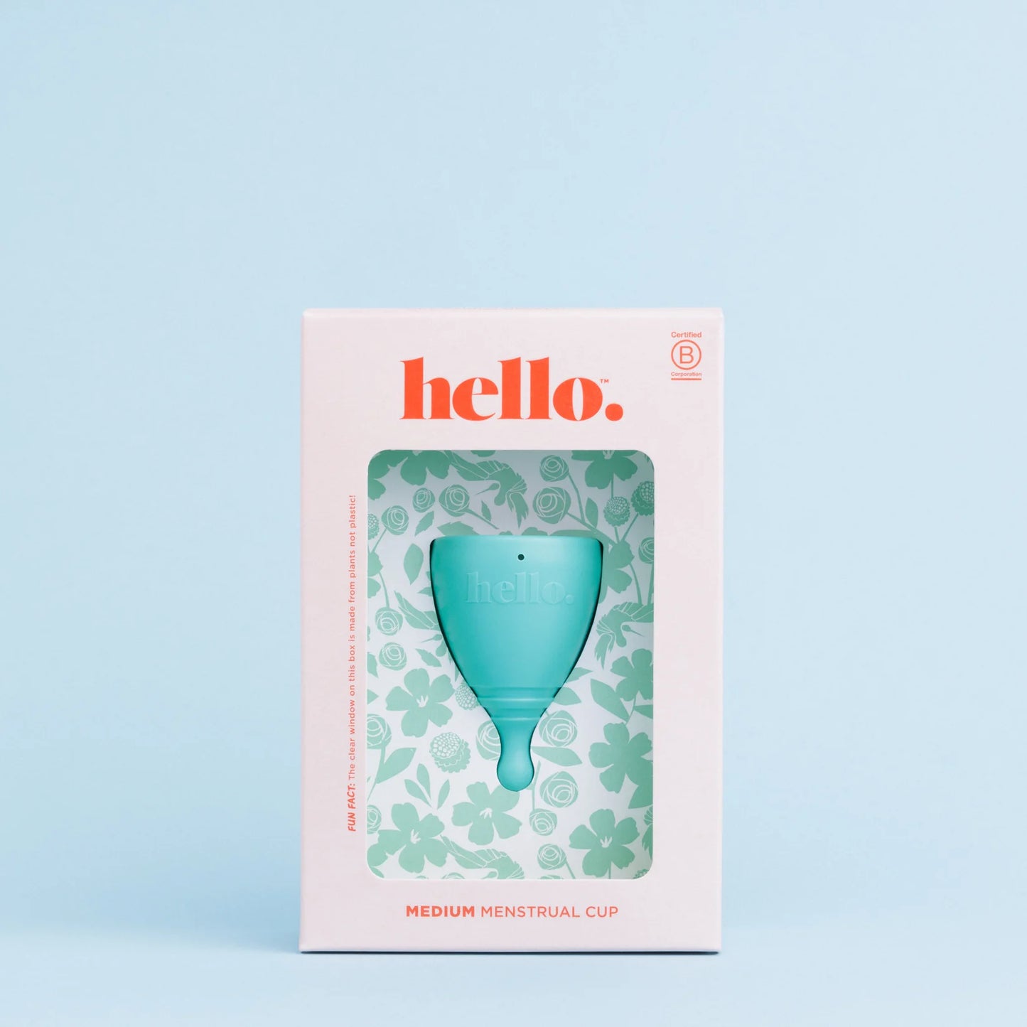 Hello Menstrual Cup - Medium Cervix - Medium Blue