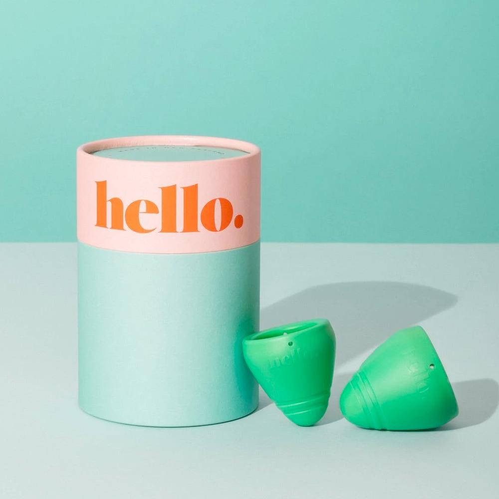 Hello Menstrual Cup Double Box - Low Cervix