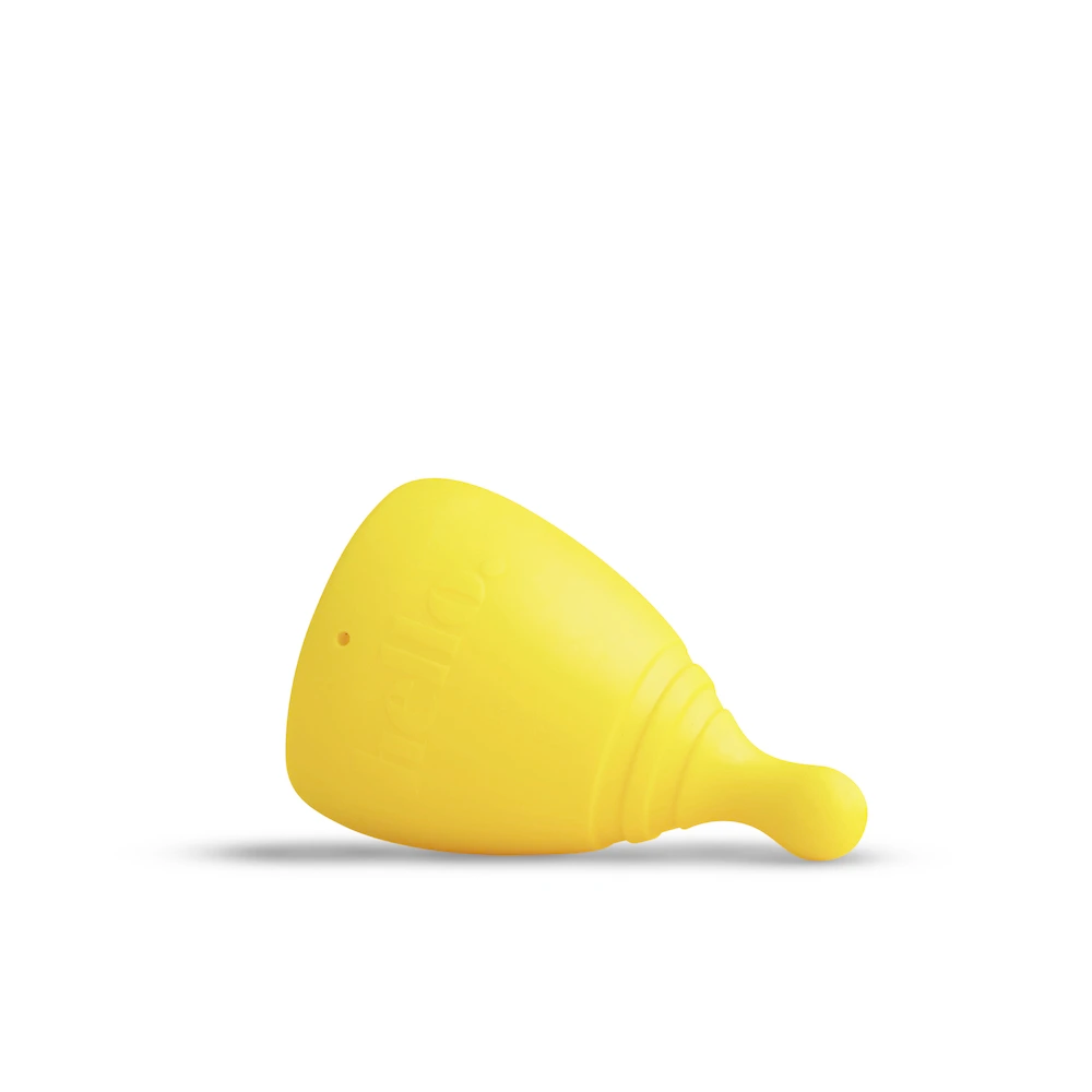 Hello Menstrual Cup - Medium Cervix Large Yellow