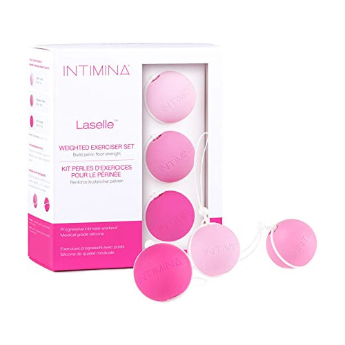 Intimina Laselle Weighted Exerciser Kegel Balls (Set of 3)