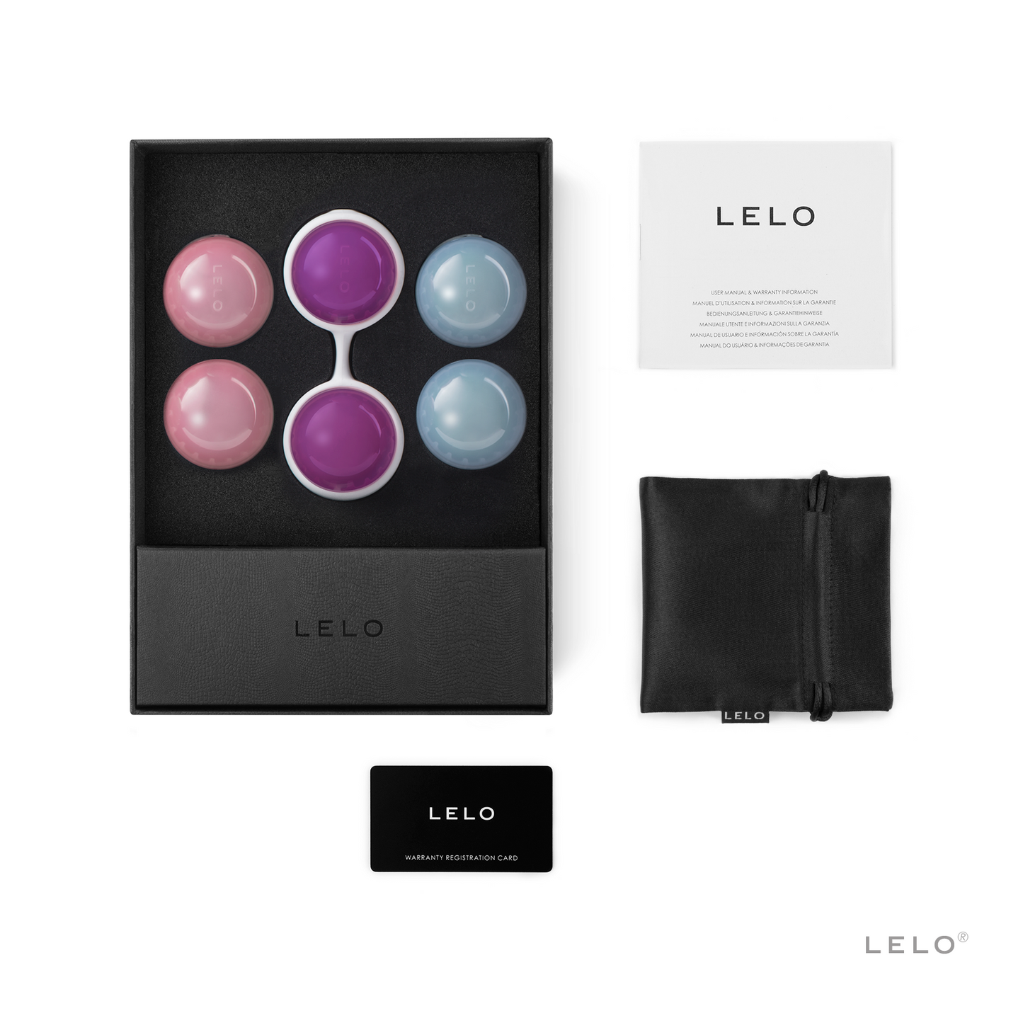 Lelo Weighted Kegel Ball Beads Plus Set (Set of 6)