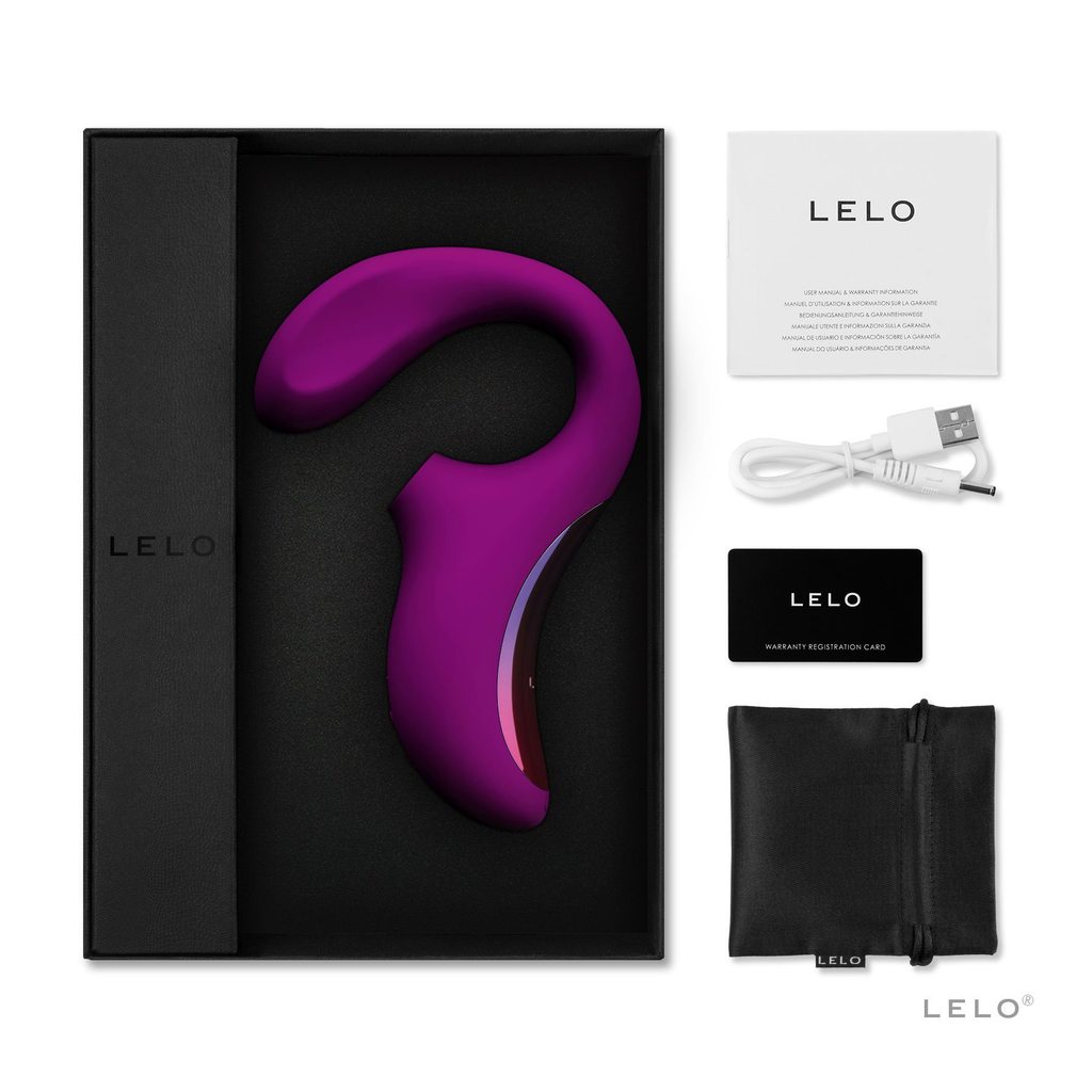 Lelo Enigma Cruise Dual Stimulation Sonic Massager - Deep Rose