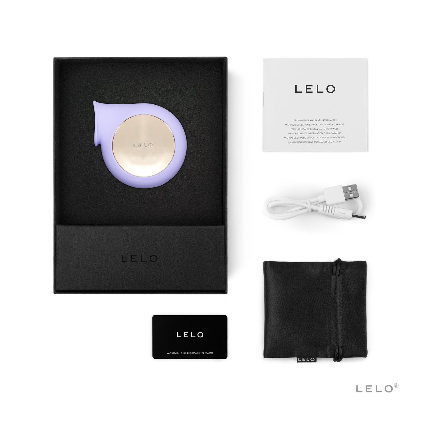 Lelo Sila Sonic Massager - Lilac