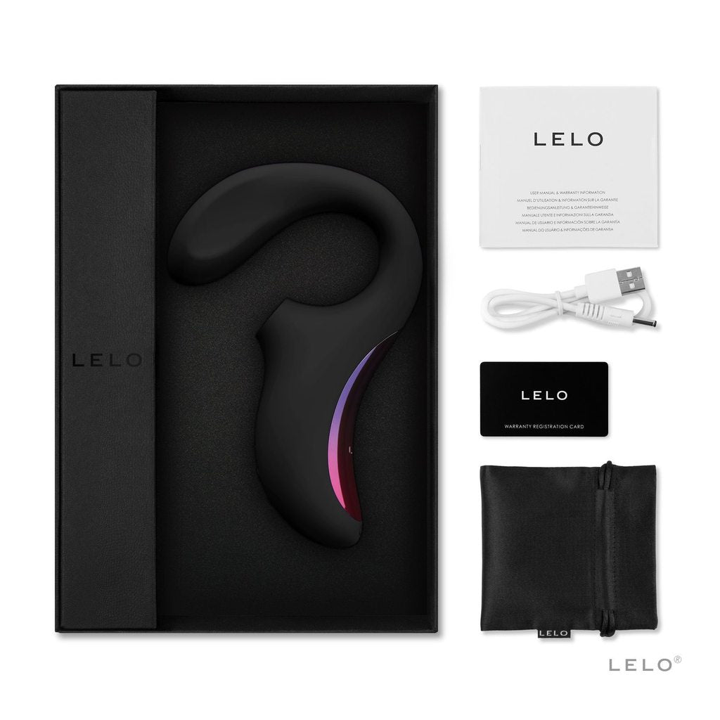Lelo Enigma Cruise Dual Stimulation Sonic Massager - Black