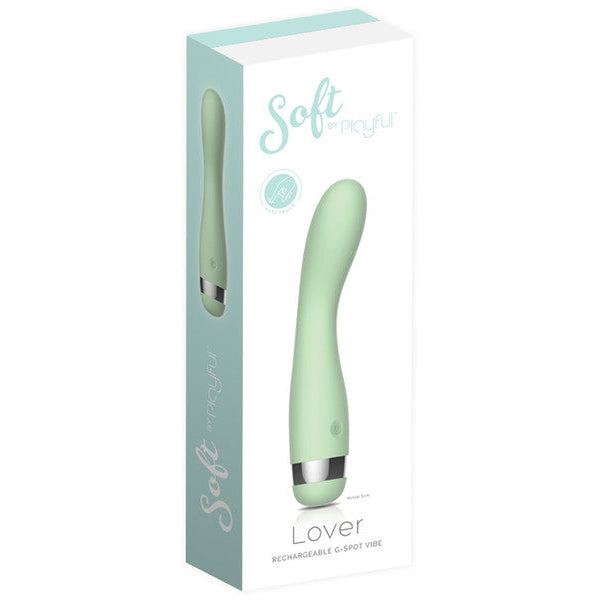 Playful Soft Lover G-Spot Vibrator - Mint Green