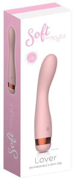 Playful Soft Lover G-Spot Vibrator - Pink