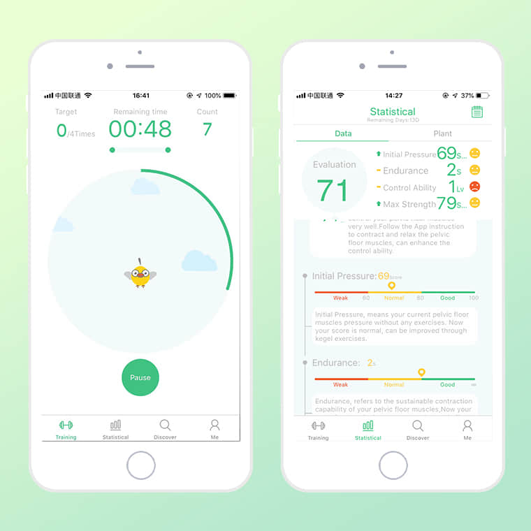Pelvi Fit Pelvic Floor Kegel Trainer (App Controlled)