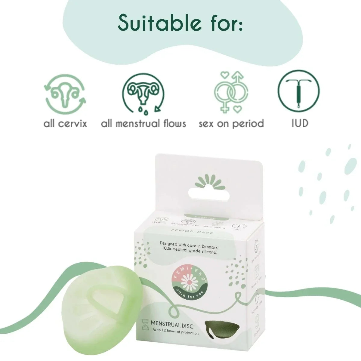 Femi Eko Reusable Menstrual Disc - Fuschia