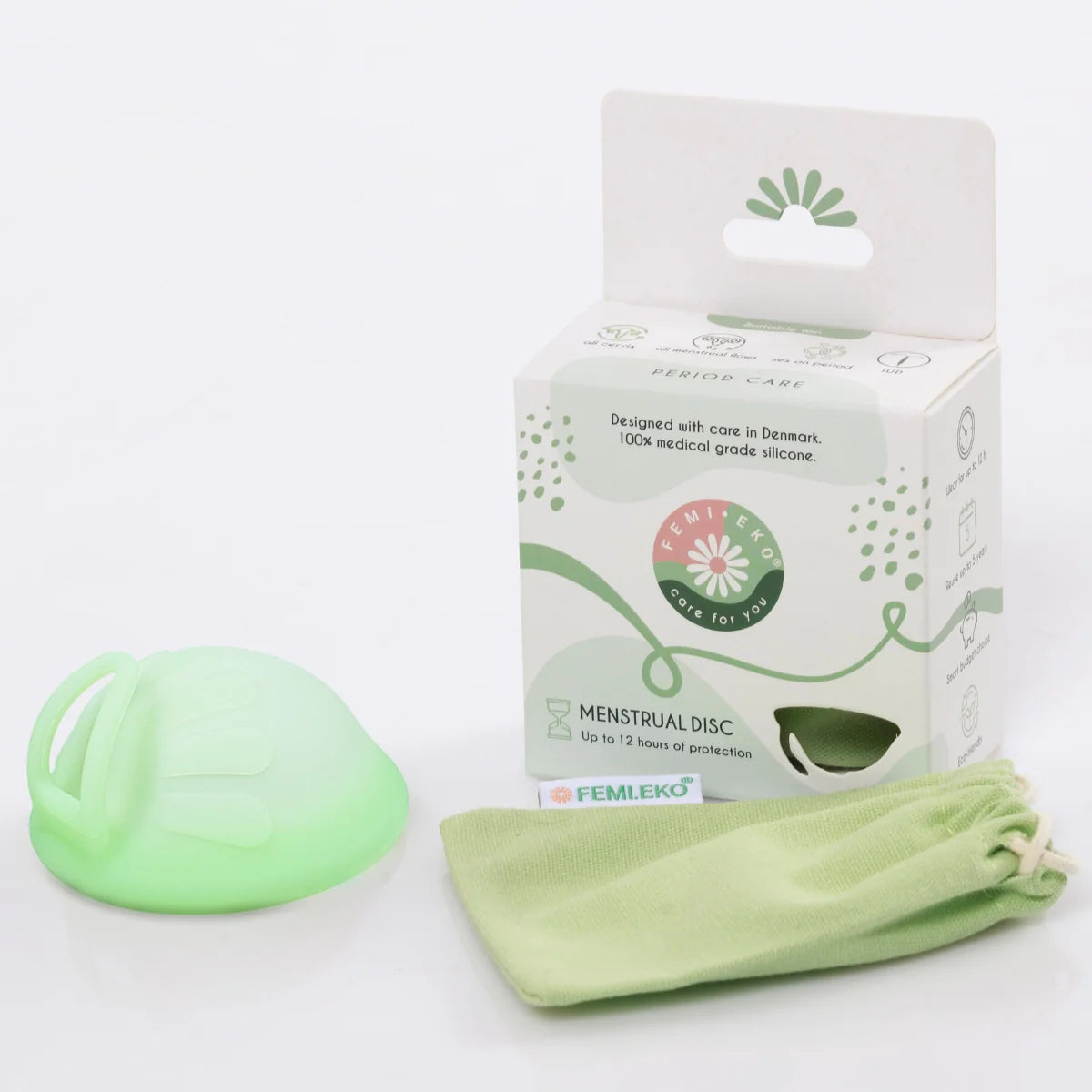 Femi Eko Reusable Menstrual Disc - Black