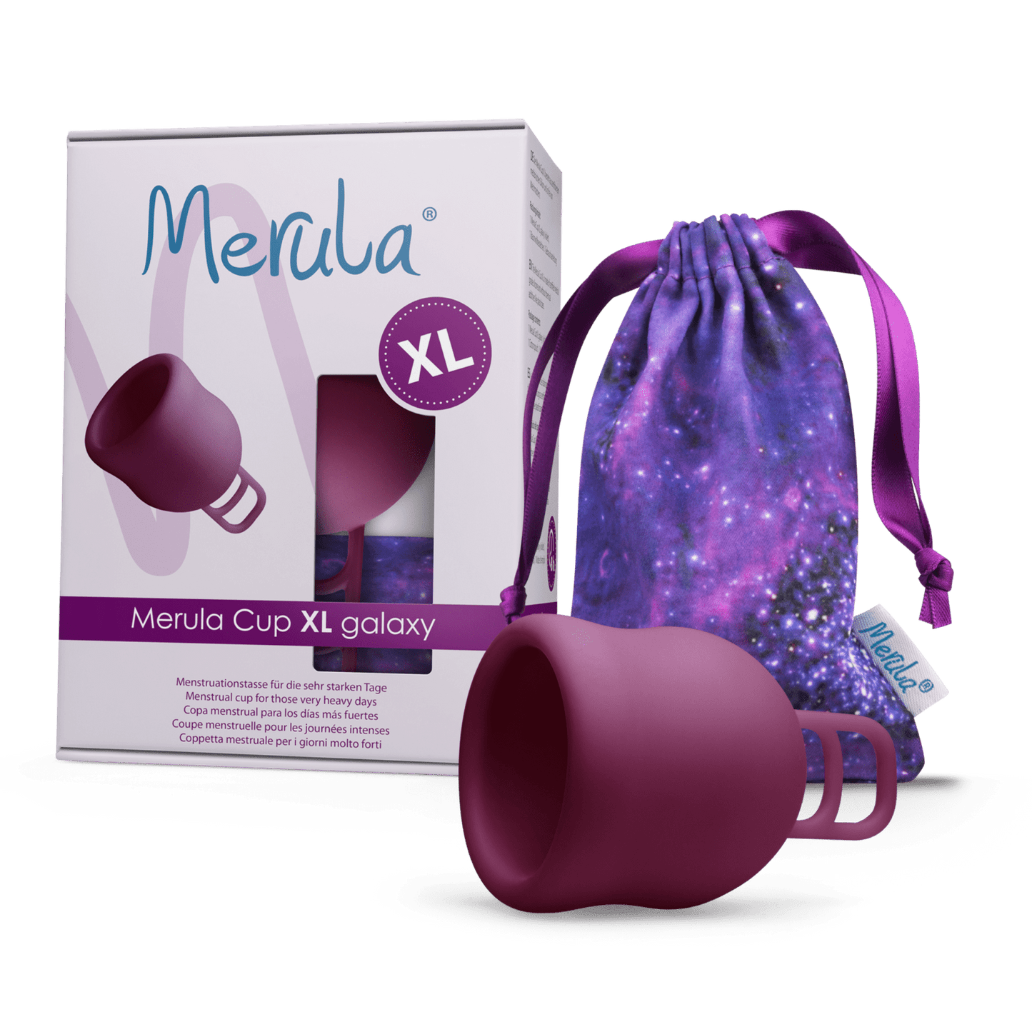 Merula Menstrual Cup XL - Galaxy (Violet Purple)