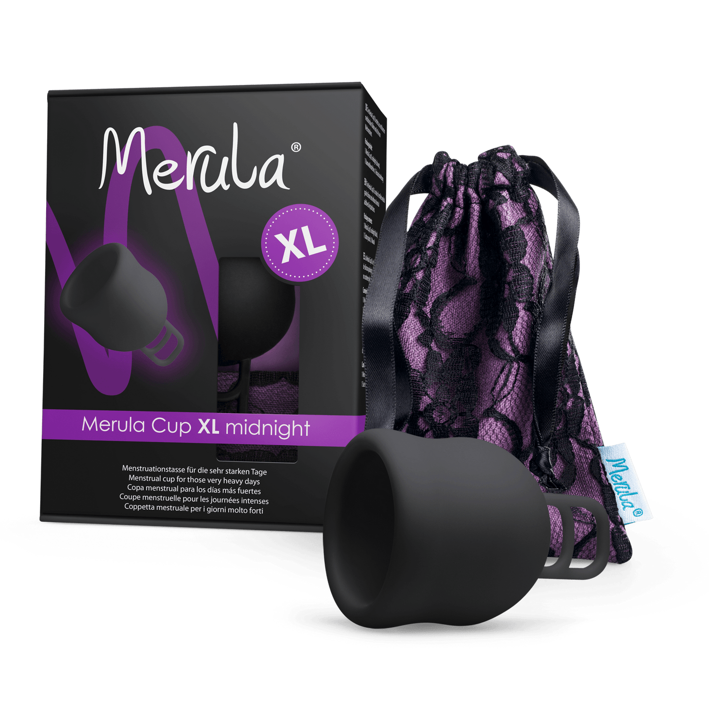 Merula Menstrual Cup XL - Midnight (Black)