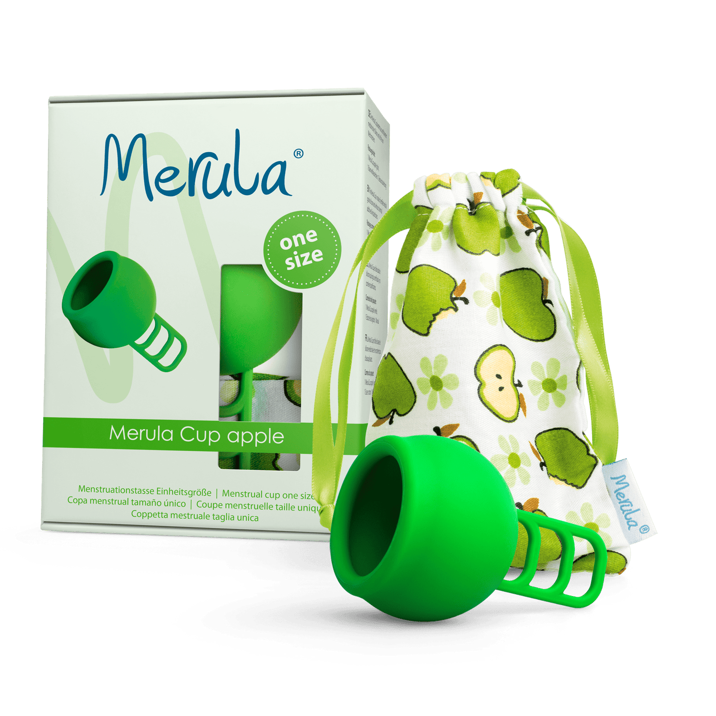 Merula Menstrual Cup One Size - Apple (Green)