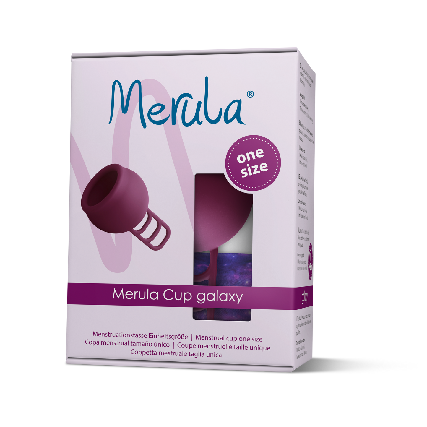 Merula Menstrual Cup One Size - Galaxy (Violet Purple)