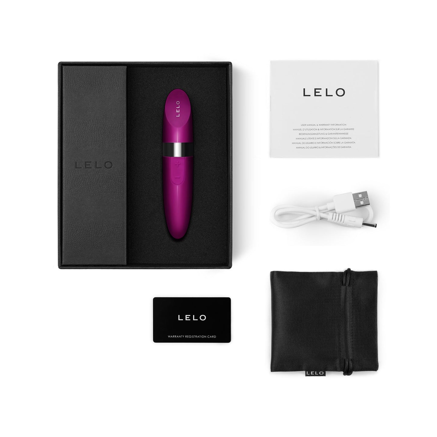 Lelo Mia 2 Bullet Vibrator - Deep Rose