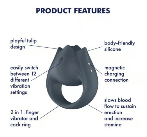 Satisfyer Perfect Pair 2 Hybrid Ring & Finger Vibe
