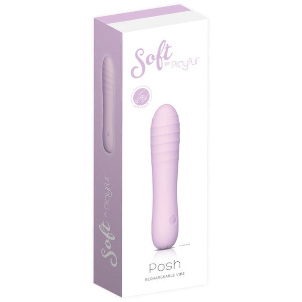Playful Soft Posh Vibrator - Purple