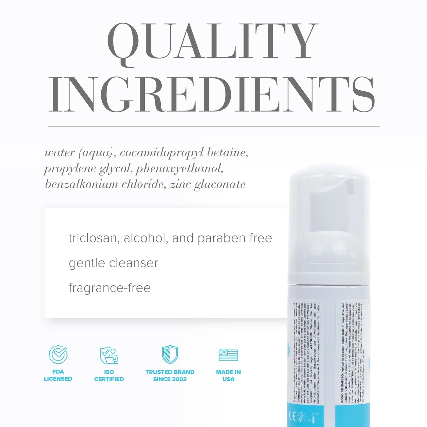 Jo Refresh Foaming Toy Cleaner (50ml)