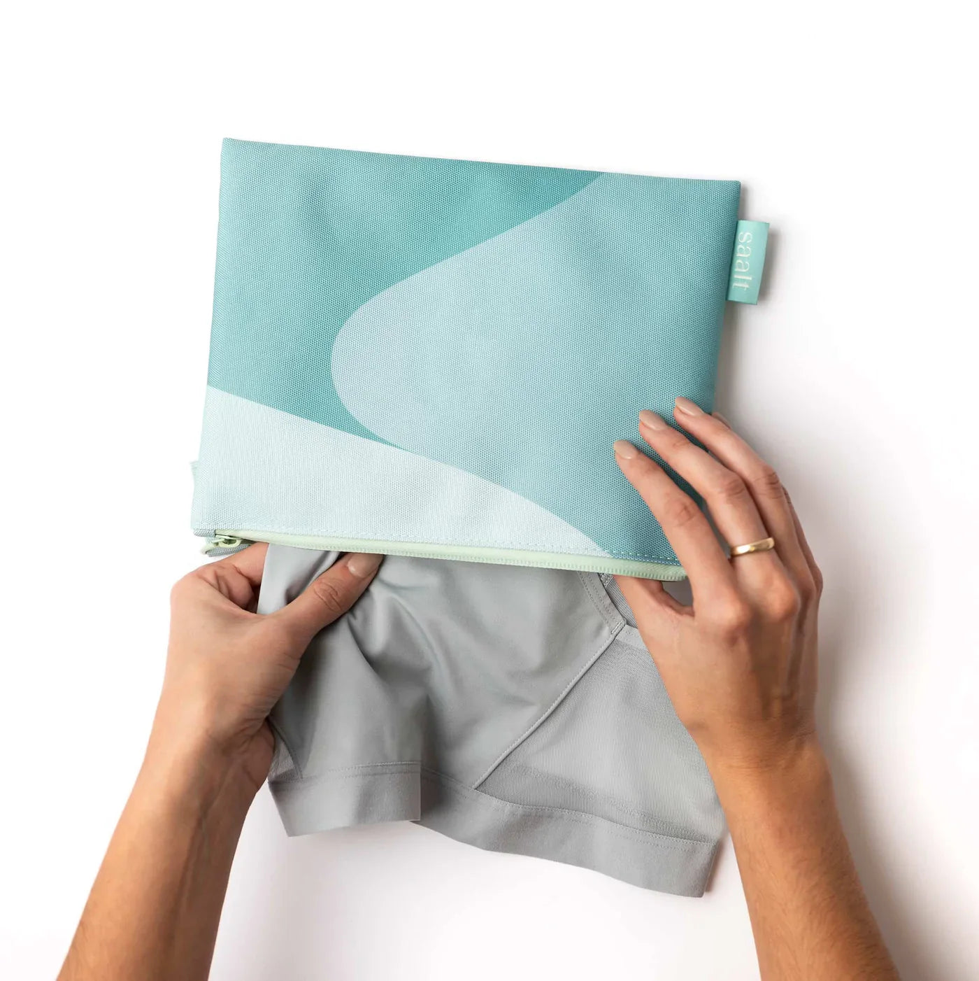 Saalt Reusable Period Wet Bag - Tan