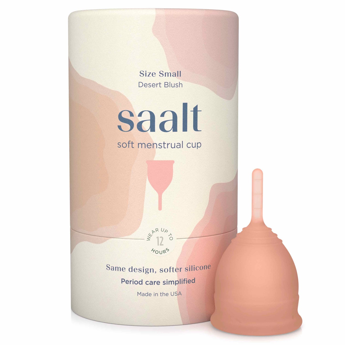 Saalt Menstrual Cup Soft - Small Desert Blush
