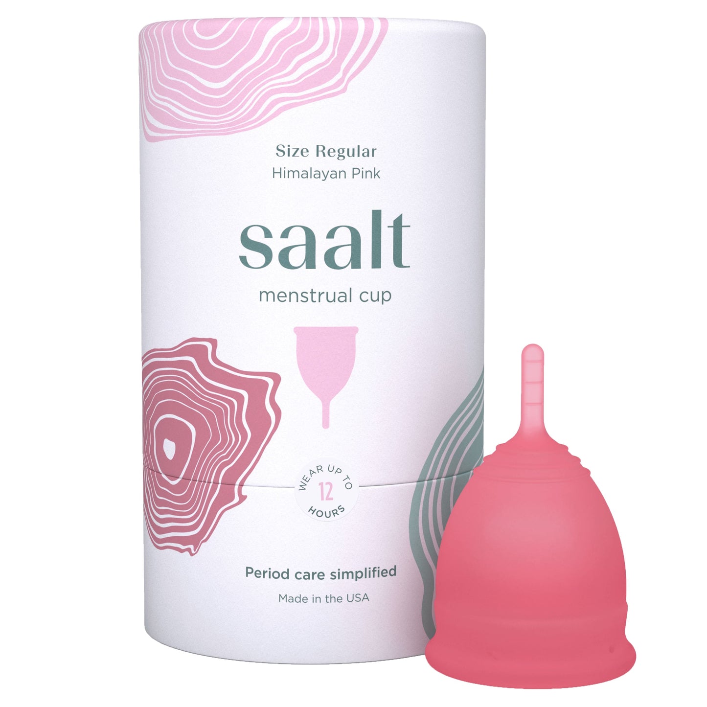Saalt Menstrual Cup - Regular Himalayan Pink