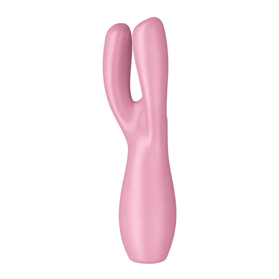 Satisfyer Threesome 3 Clitoral and Labia Stimulator - Pink