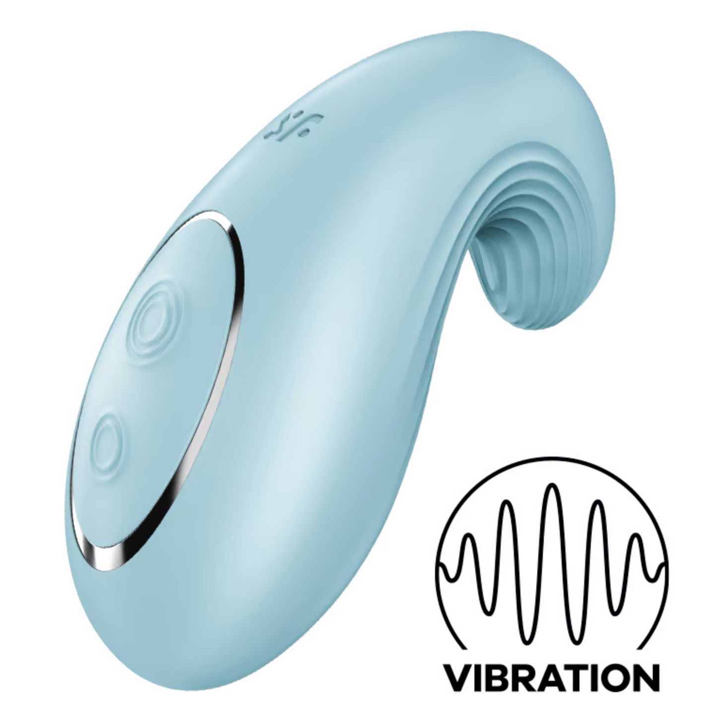 Satisfyer Dipping Delight Lay-On Massager - Light Blue
